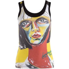 Y's Yohji Yamamoto Limited Edition Face Print Tank