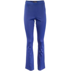1980's Matsuda Cobalt Blue High Waist Flared Pants