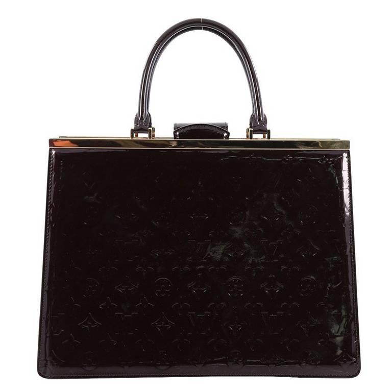  Louis Vuitton Deesse Handbag Monogram Vernis GM