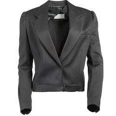 Vintage Maison Martin Margiela Black Cropped Belted Blazer 11