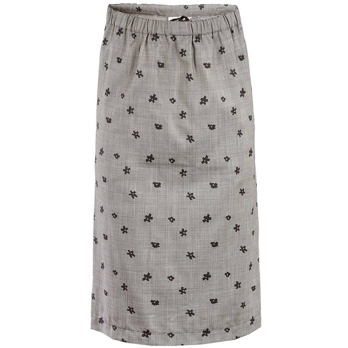 Comme des Garçons 20th Century Embroidered Plaid Skirt For Sale