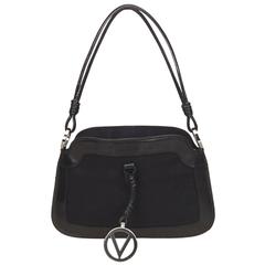 Valentino Black Canvas Shoulder Bag 4