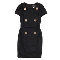 CHANEL Dress in Black Jersey Size 34FR