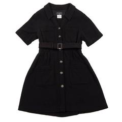 CHANEL Collection 'Paris-Singapore' Dress in Black Tweed Size 42 FR 4