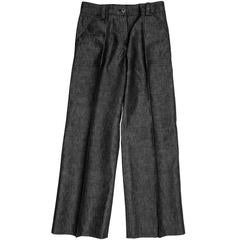Louis Vuitton Dark Denim Palazzo Pants 7
