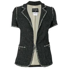 Chanel Metallic Tweed Jacket