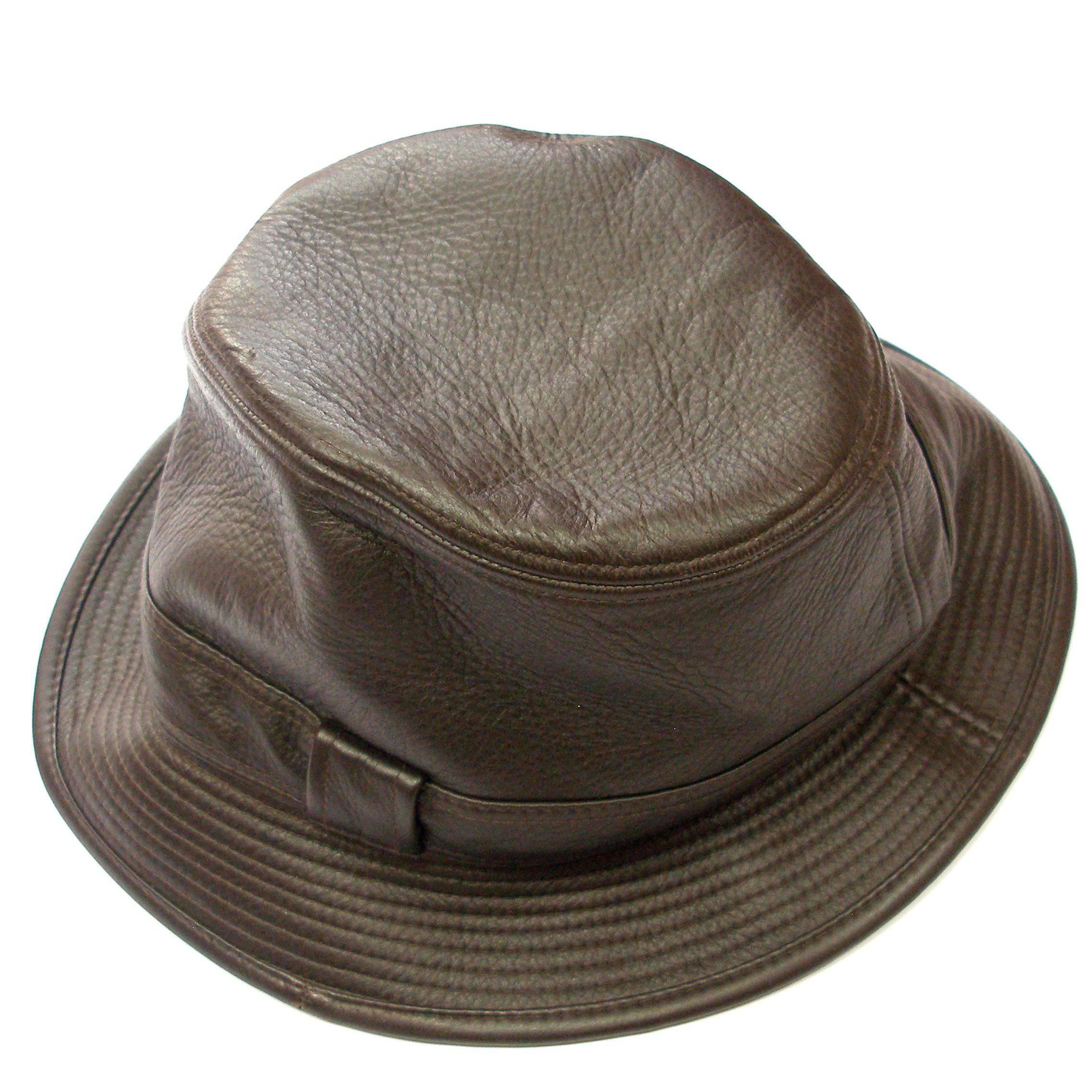 Hermès Vintage Leather Hat  / Never used 