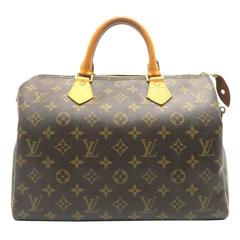 Louis Vuitton Speedy 30 Brown Monogram Handbag