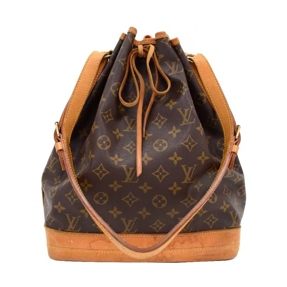 Vintage Louis Vuitton Noe Large Monogram Canvas Shoulder Bag