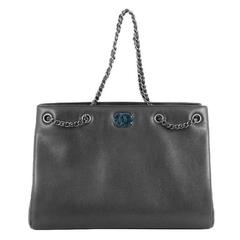 Chanel Open Chain Shopping Tote Caviar Large