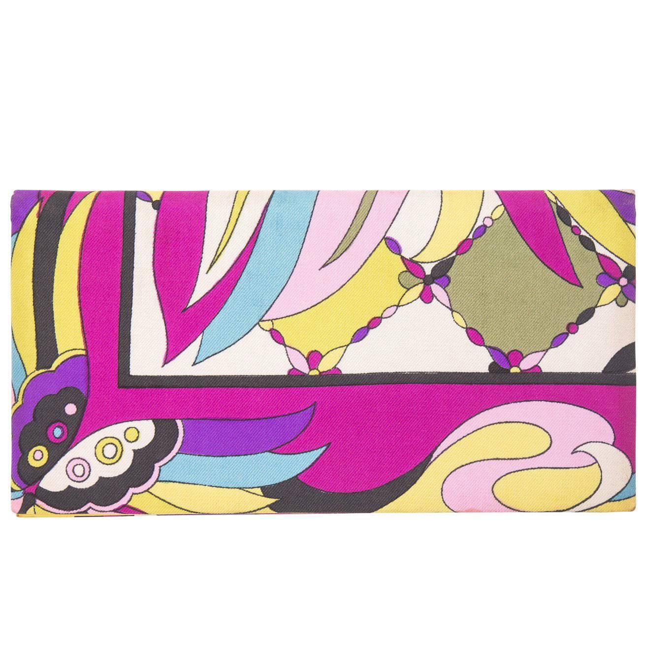 Emilio Pucci checkbook clutch wallet by funky finders  For Sale