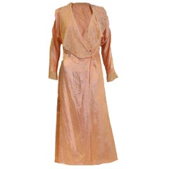 1930s Silk Velvet Dressing Gown 7