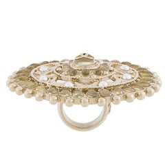 Vintage Chanel Oversized Cocktail Ring 9