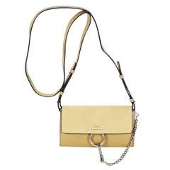 Yellow Chloé Faye Wallet On A Strap 6