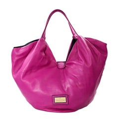 Magenta Valentino Leather 360 Hobo Bag 12