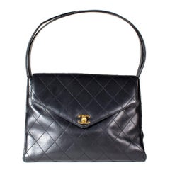 Chanel Quilted Black Leather Bag