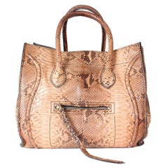 Celin Supple Snakeskin Phantom Tote