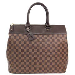 Louis Vuitton Brown Men's Women's Large Carryall Travel Top Handle Tote Bag 10
