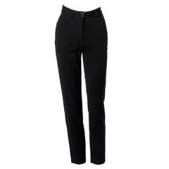 Moschino Vintage Black Wool High Waisted Pants with Heart Button 9