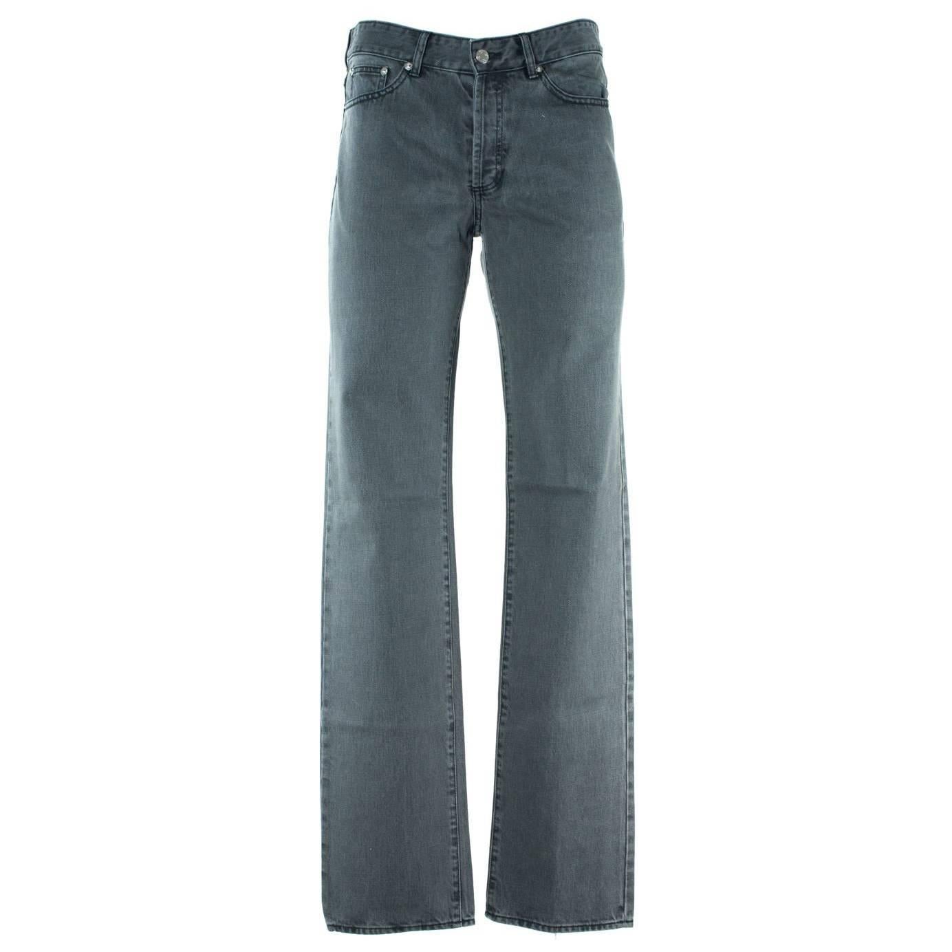 Givenchy Men's 100% Cotton Gray Jeans  For Sale
