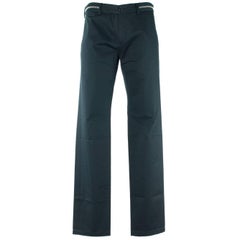 Givenchy Men's 100% Cotton Black W/ Zipper Pants 8