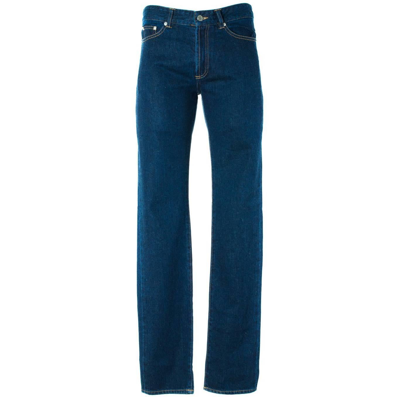 Givenchy Men's Medium Blue W/ Star Accent Denim Jeans  For Sale