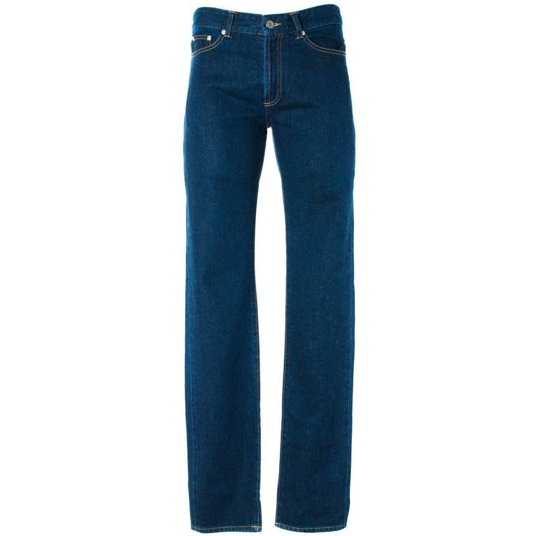 Givenchy Men's Medium Blue W/ Star Accent Denim Jeans For Sale at 1stdibs