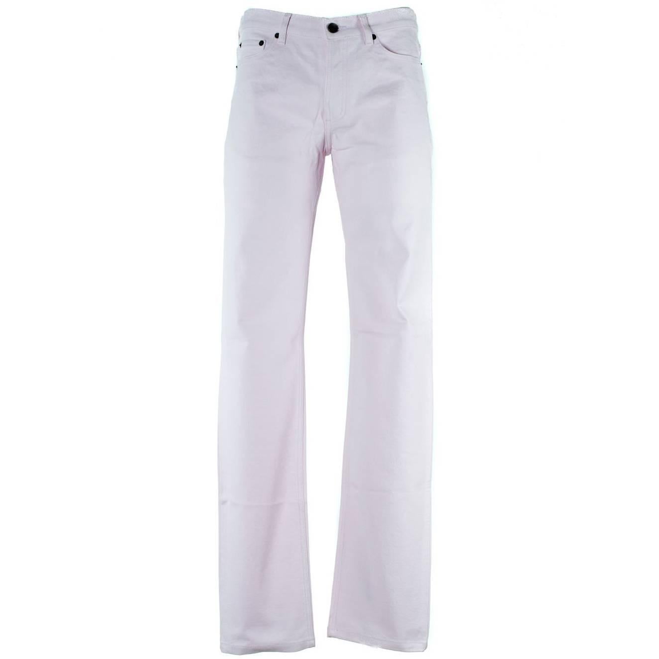 Givenchy Men's Pale Pink Cotton Blend Corduroy Pants  For Sale