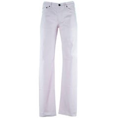 Givenchy Men's Pale Pink Cotton Blend Corduroy Pants 