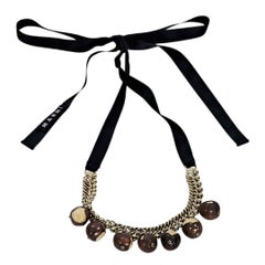 Brown Marni Beaded Necklace 10