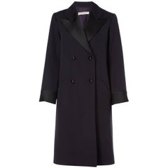 Yves Saint Laurent Navy coat, circa 1981 3