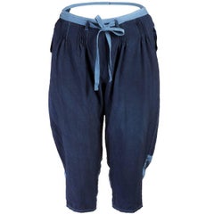 TAO for Comme des Garçons Indigo Washed Cotton Shorts