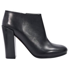 Black Proenza Schouler Leather Ankle Boots 10