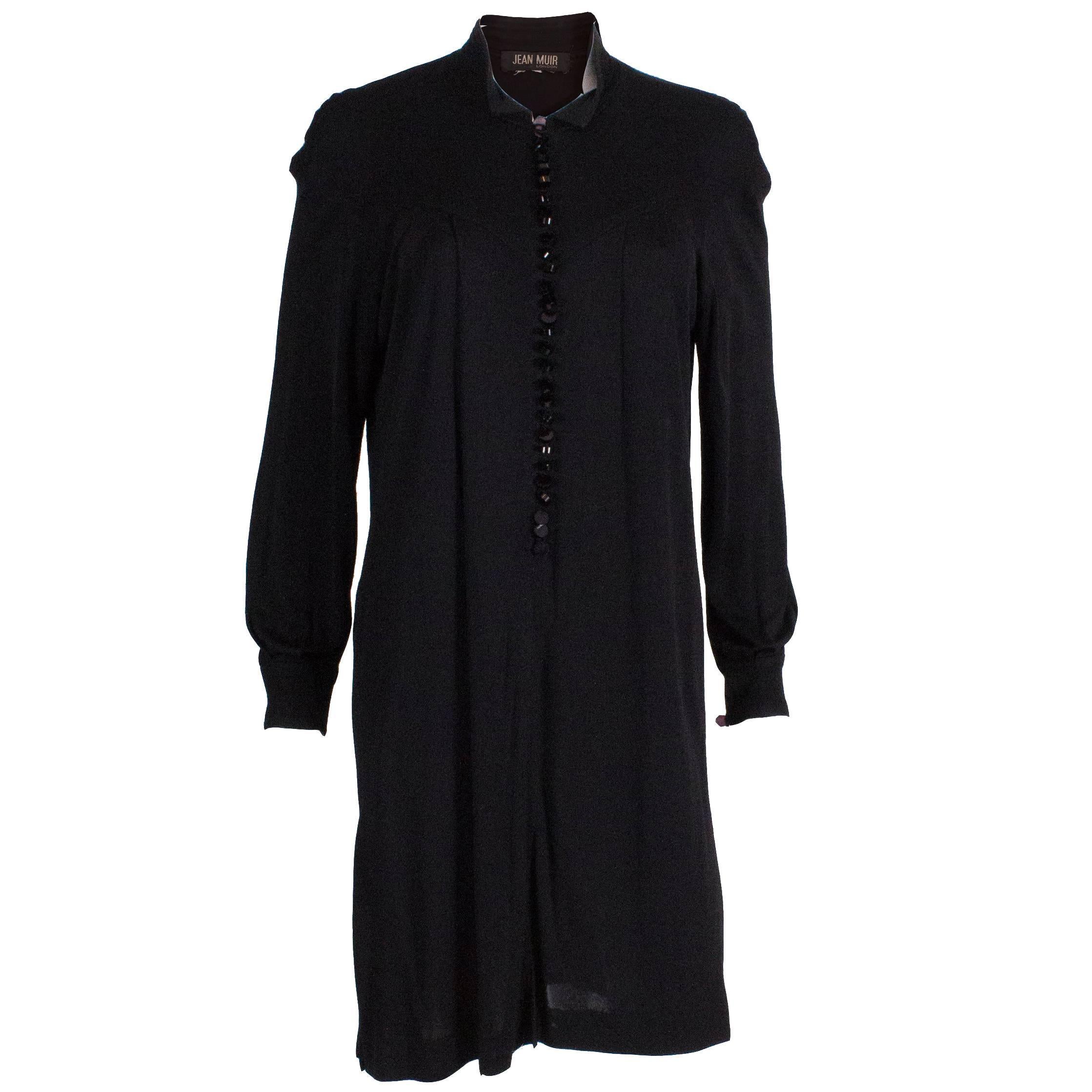 Jean Muir Black Tunic Dress