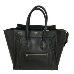 Celine Luggage Handbag Smooth Leather Micro 11