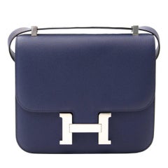 hermes constance 24 epsom bleu sapphire phw