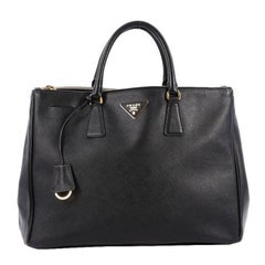 Prada Double Zip Lux Tote Saffiano Leather Large 1