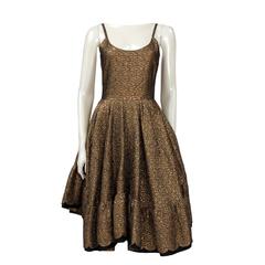 Vintage Lanvin Haute Couture Blistered Evening Dress, Circa 1970