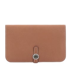 Hermes Dogon Combined Wallet Leather