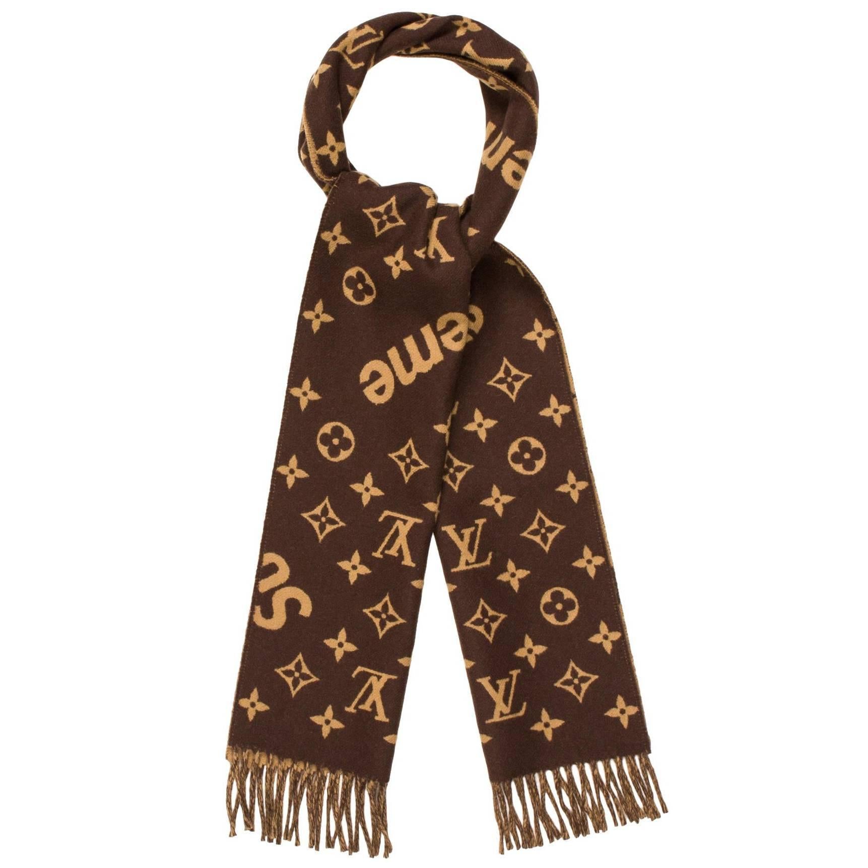 Vuitton Mens Scarf - For Sale on 1stDibs