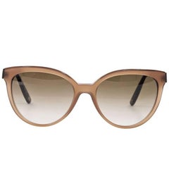 Brown Bottega Veneta Cat-Eye Sunglasses 8