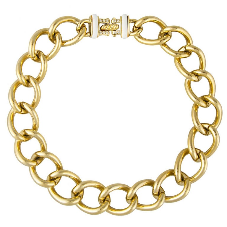 Givenchy Statement Chain Necklace For Sale at 1stdibs