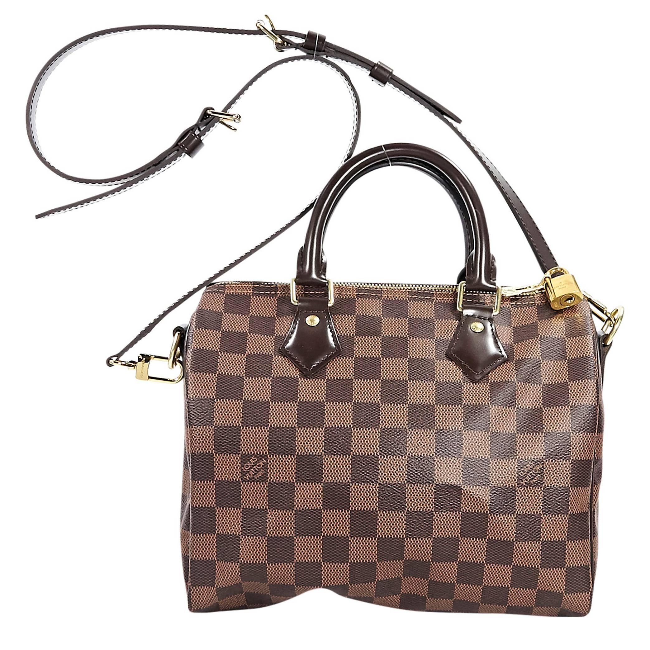 Brown Louis Vuittion Speedy Bandouliere 25 Bag