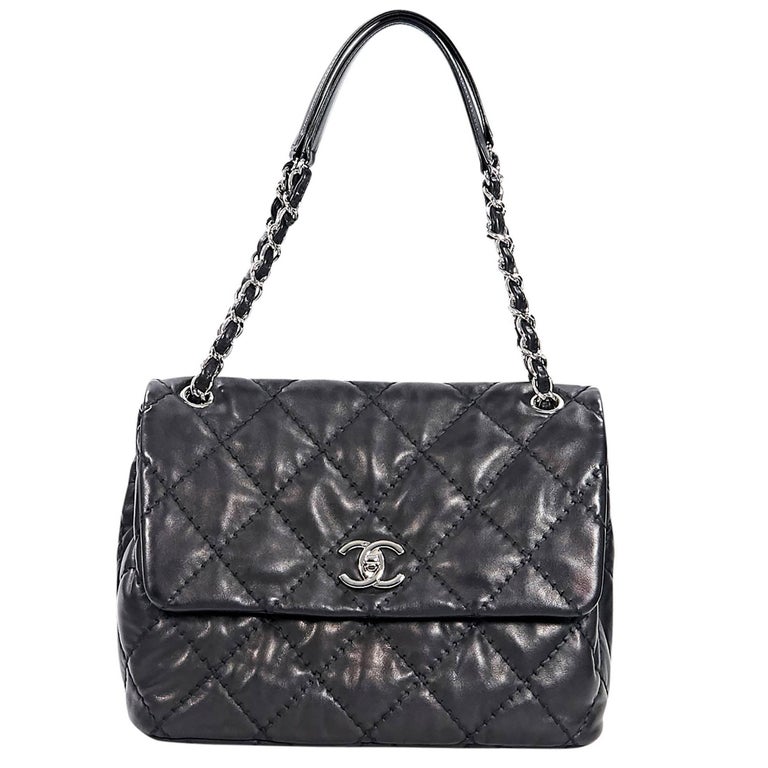 Black Chanel Sac Rabat Shoulder Bag For Sale at 1stDibs | chanel rabat, chanel  sac rabat bag, sac rabat chanel