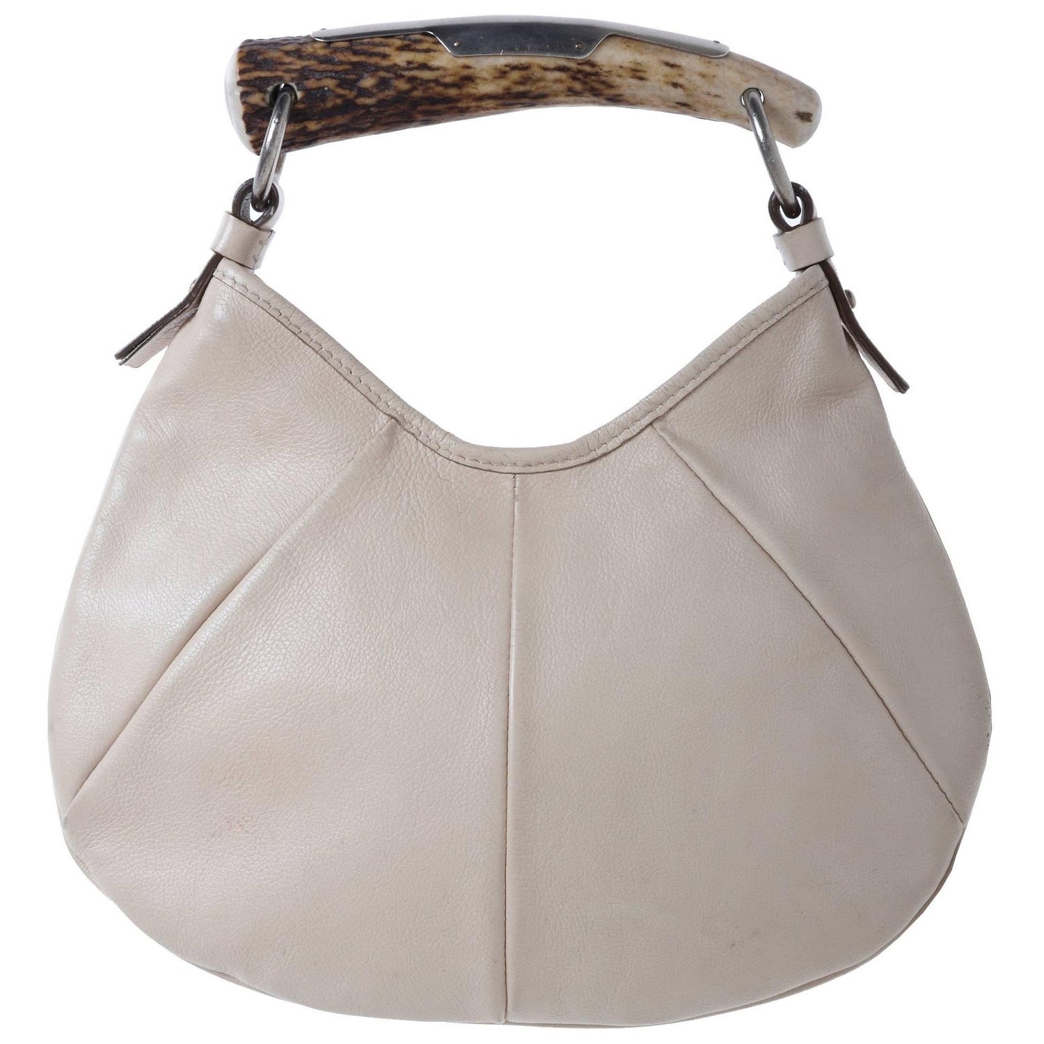 Ysl Yves Saint Laurent Leather Mombasa Horn Bag At 1Stdibs | Ysl Horn Bag