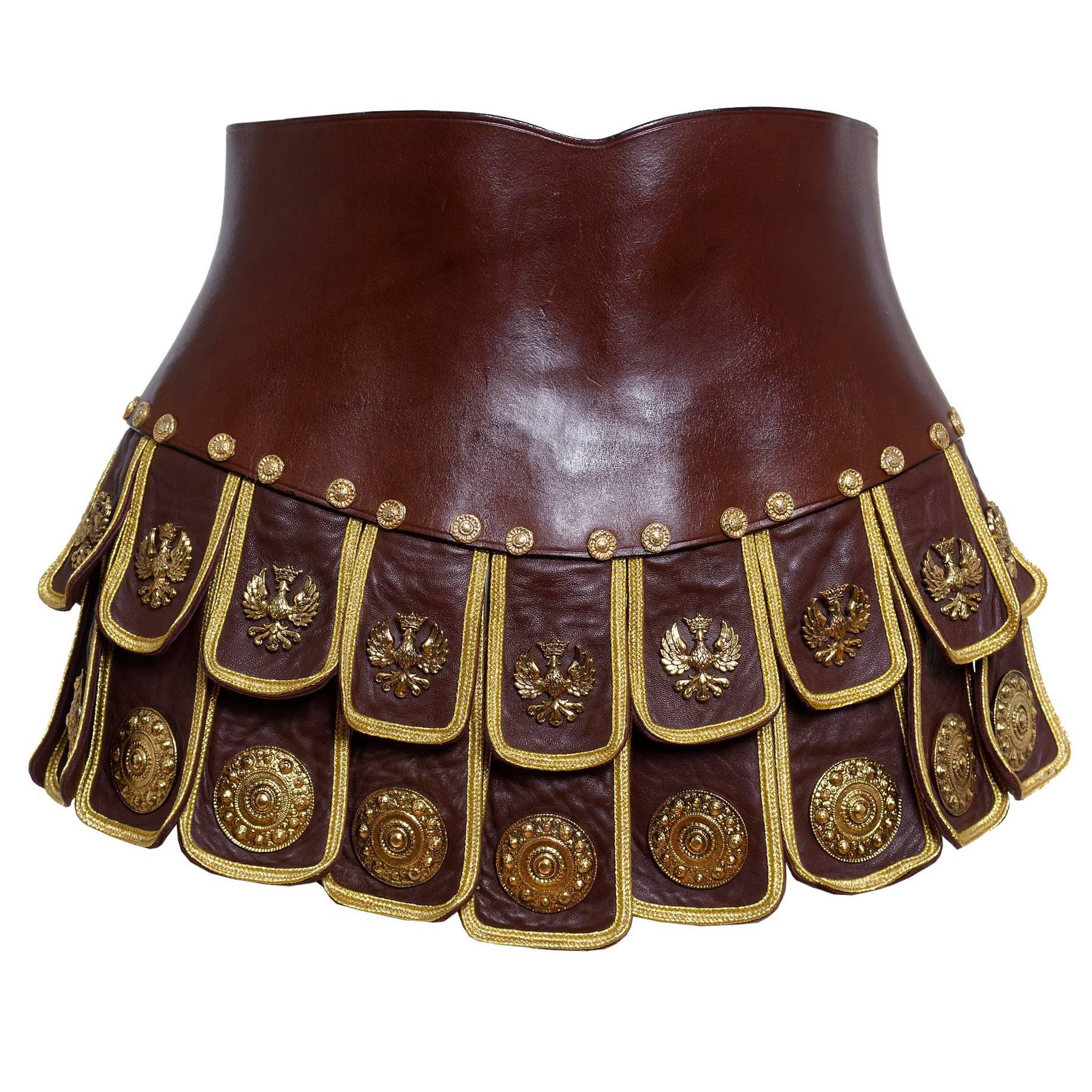 1989 Moschino  
Roman Centurion Soldier
  Belt For Sale