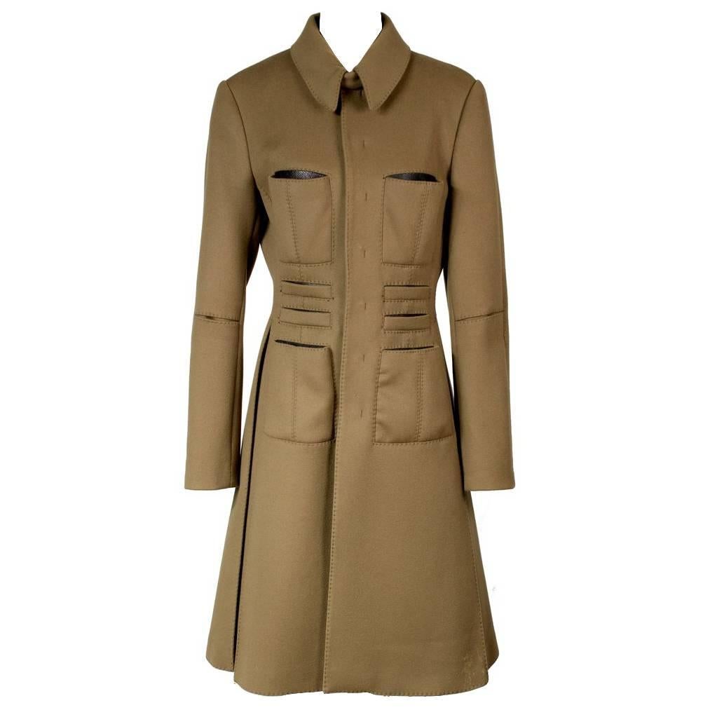 Jean Paul Gaultier Wool Cashmere Trench Coat