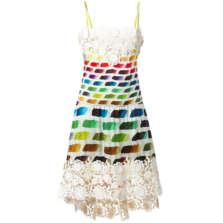 Chanel Embroidered Dress at 1stDibs
