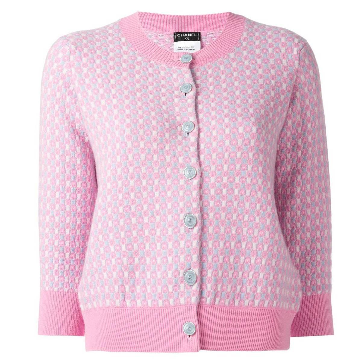 Chanel Cashmere Cardigan at 1stDibs | chanel cashmere sweater, chanel ...