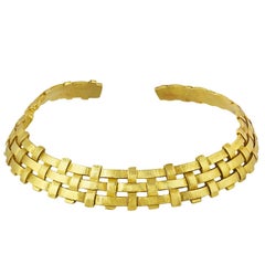 Vintage YSL Lattice Collar